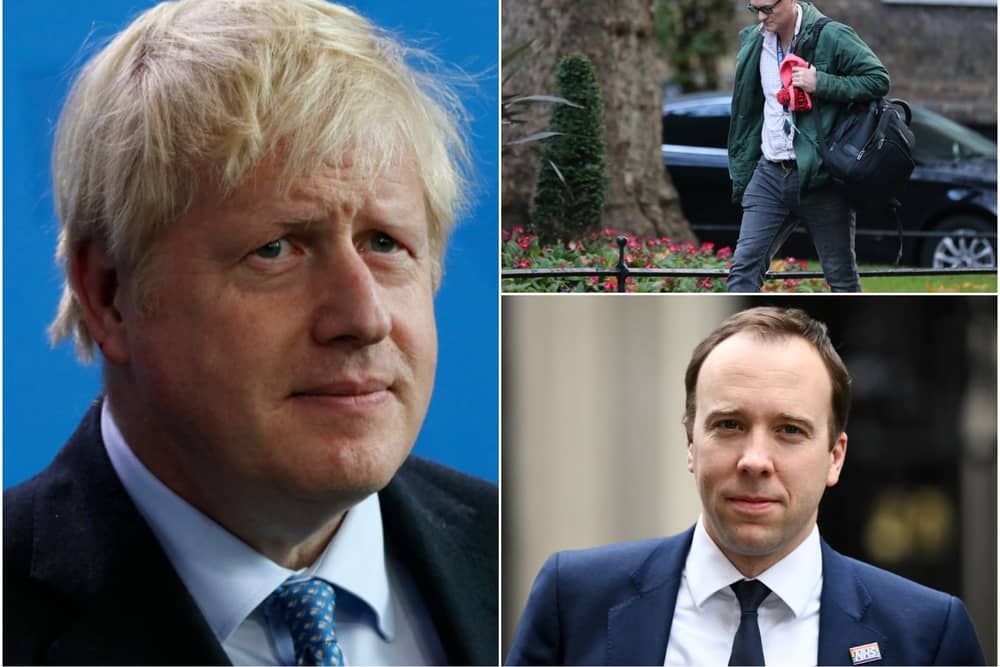 Boris Johnson’s former aide Dominic Cummings has published a WhatsApp exchange in which the Prime Minister appeared to describe Health Secretary Matt Hancock’s performance as “totally f***ing hopeless” (Photo: Shutterstock)