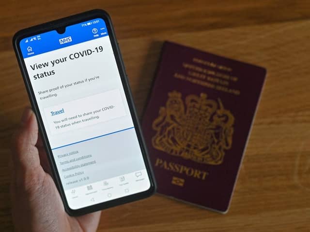 MPs say there is 'no justification' for vaccine passports (Photo: JUSTIN TALLIS/AFP via Getty Images)