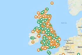 HeartSafe has a map of the UK's publicly available defibrillators (HeartSafe)