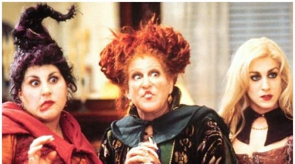 Disney has confirmed that Bette Midler, Sarah Jessica Parker and Kathy Najimy will all be returning for Hocus Pocus 2 (Photo: Buena Vista Pictures/Disney)
