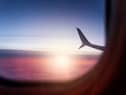 View out of the window of a boeing 737 by TUI fly airline. (Shutterstock)