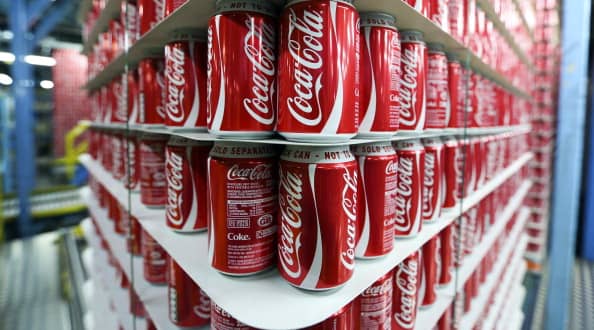 Workers at the Coca Cola plant in Wakefield are set to go on strike for 14 days in June.  (Photographer: Chris Ratcliffe/Bloomberg via Getty Images)