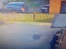Sophie leaving her home address at 7.06pm