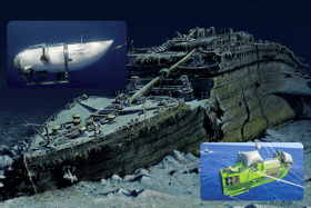 Deepsea Challenger and Titan hero