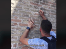 UK tourist, reportedly named Ivan Dimitrov, said he did not know Rome’s Colosseum was ‘so old’. 