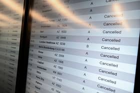 Holidaymakers are warned of travel disruptions after staff at European air traffic control announce strike action.  (Photo by Piero Cruciatti/Anadolu Agency via Getty Images)