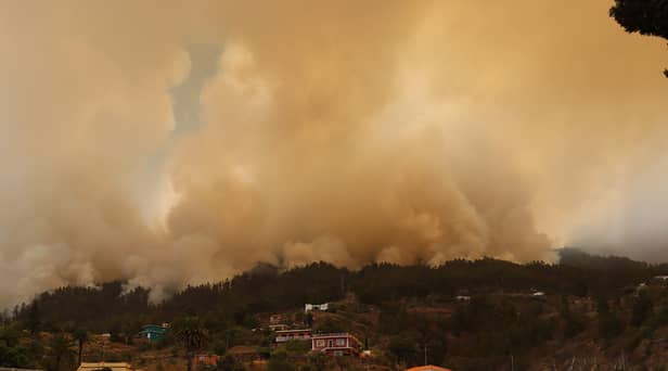 Thousands have evacuated their homes due to a wildfire in La Palma