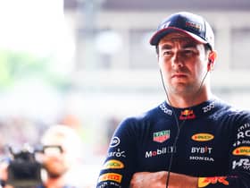 Sergio Perez has crashed during his first lap of practice at the Hungarian Grand Prix