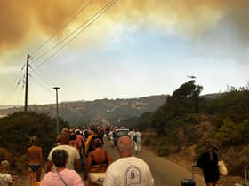No injuries have been reported on Rhodes so far. However, 3,500 people have been evacuated, according to the BBC, with a further 1,200 expected to be moved out.