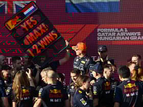 Max Verstappen has helped secure a record breaking win for Red Bull