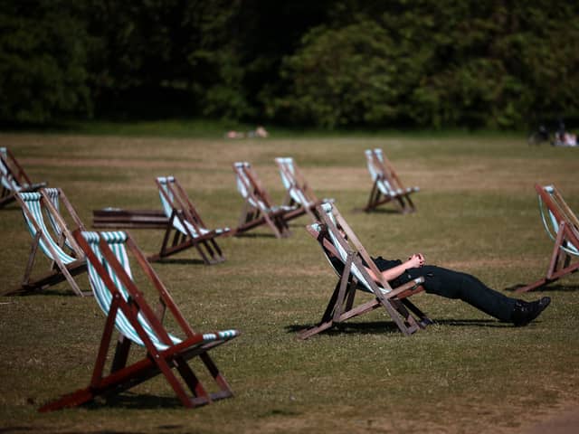 When will the sunny weather return in the UK?