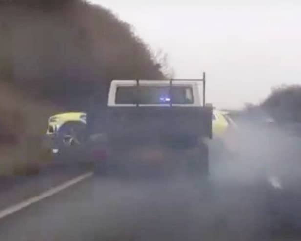 Watch: British driver ‘almost kills’ police officer after ramming car in high-speed chase 