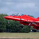 A Red Arrow jet has found a new home at Coneygarth Services