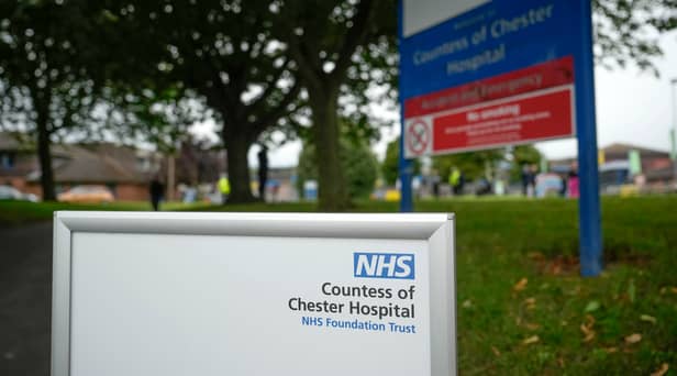Outside  Countess of Chester Hospital