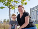 Hannah Lumley, 42, moved into her detached three-bedroom redbrick town house, in Northstowe, Cambs eight months ago and is the town's only child minder.