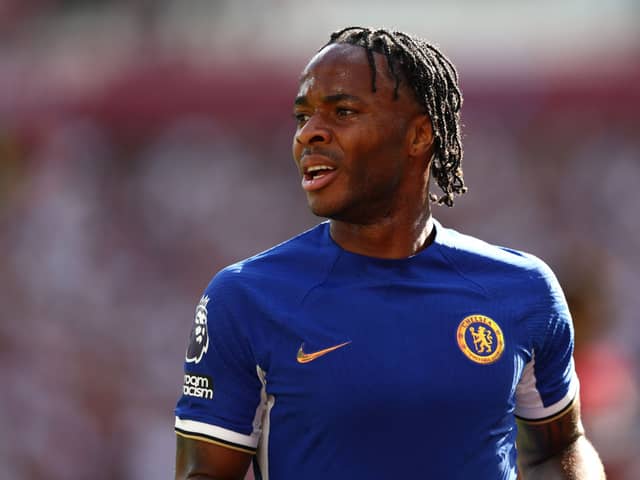 Police are searching for three men over a break-in at the home of England and Chelsea footballer Raheem Sterling (Photo by Clive Rose/Getty Images)