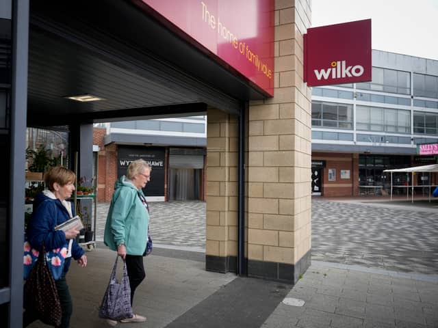 A general view of the Wythenshawe branch of Wilko on August 04, 2023 in Manchester, United Kingdom. The privately-owned company has filed a notice of intention to appoint administrators after it failed to find emergency investment.