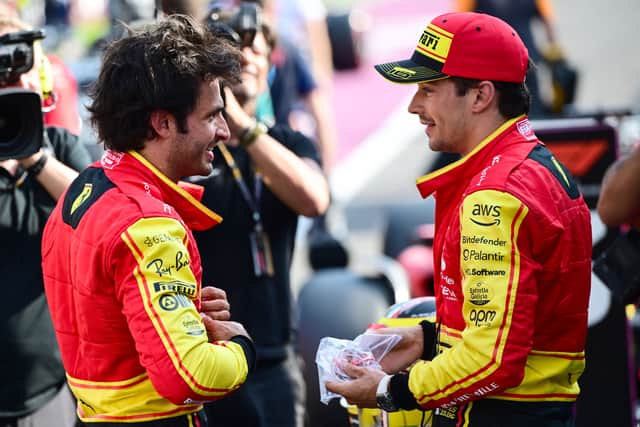 Carlos Sainz and Charles Leclerc had an exciting battle at the Monza Grand Prix