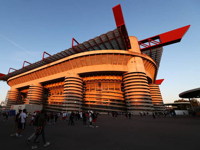 A Newcastle fan has been hospitalised after being stabbed ahead of the club's opening Champions League match against AC Milan at the San Siro stadium. (Credit: Getty Images)