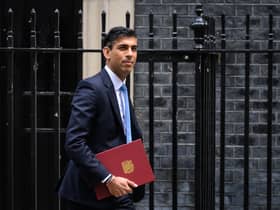 Rishi Sunak's government will preside over the highest tax rises on record, according to the Institute for Fiscal Studies. (Credit: Getty Images)
