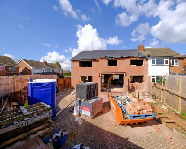 The home in Sandringham Avenue in Walsall which was built without planning permission - and must now be torn down Picture: SWNS