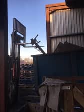 Frank Schlachter fell from the top of the skip while working at the site in Burscough.