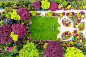 Tony and Marie Newton, and their colourful garden, Four Seasons, in Walsall. May 8 2024.  