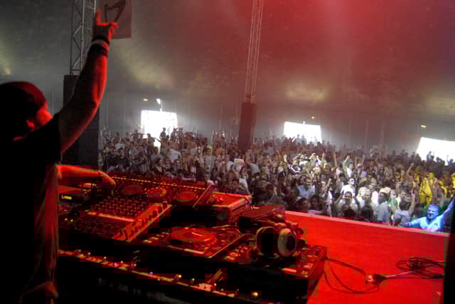 Jorge Jaramillo performing live at Creamfields 2007 at Daresbury Park in Cheshire. 25th August 2007. (Photo by Jules Annan/Avalon/Getty Images)