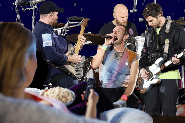 No need to shove, unless there's no room on the couch; for those who aren't heading to Glastonbury this week, there are plenty of other ways to follow the festival comprehensively without ruining your favourite pair of Hunters (Credit: Getty/Canva)