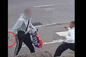 An off-duty response officer, PC Rishi Thobhani, has described how he jumped into action and chased down a shoplifter - despite being threatened with a large kitchen knife. 