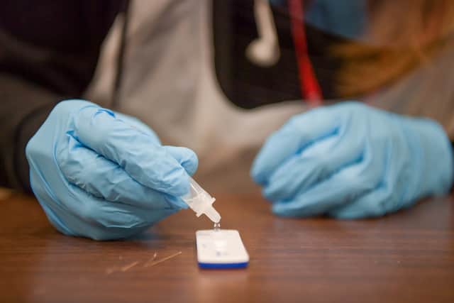 A new Covid variant has caused an increase in hospital admissions across the UK. (Photo: Finnbarr Webster/Getty Images)