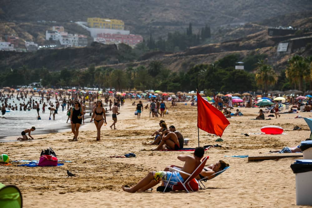 Another beach has been closed off to holidaymakers in Tenerife which is known for its stunning views. (Photo: AFP via Getty Images)
