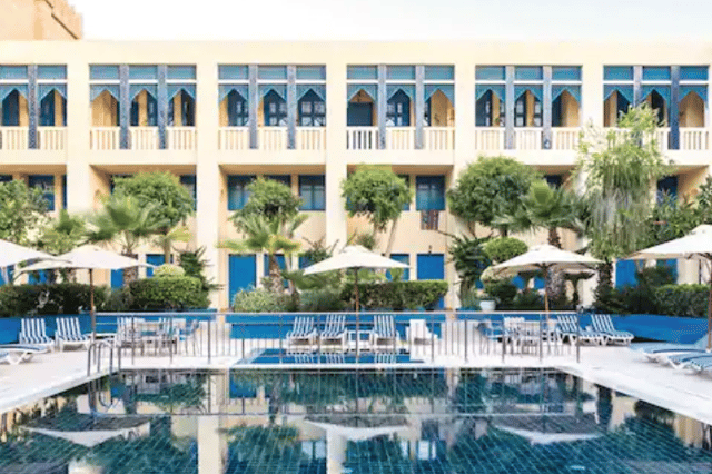 Relax by the pool at the Diar Lemdina in Tunisia