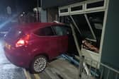 Family-run business Royal Phoenix, 48-50 Union Road, Accrington, was hit by a red Ford Fiesta car at around 2:34am on Tuesday morning.