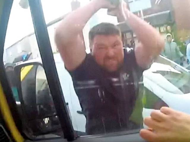 Luke Moran later pleaded guilty to violent disorder at Liverpool Magistrates' Court.