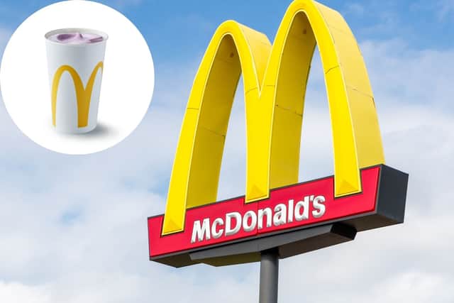 McDonaldās: Fast food chain brings iconic US purple Grimace Shake to the UK (Photo: Adobe Stock / McDonald's)