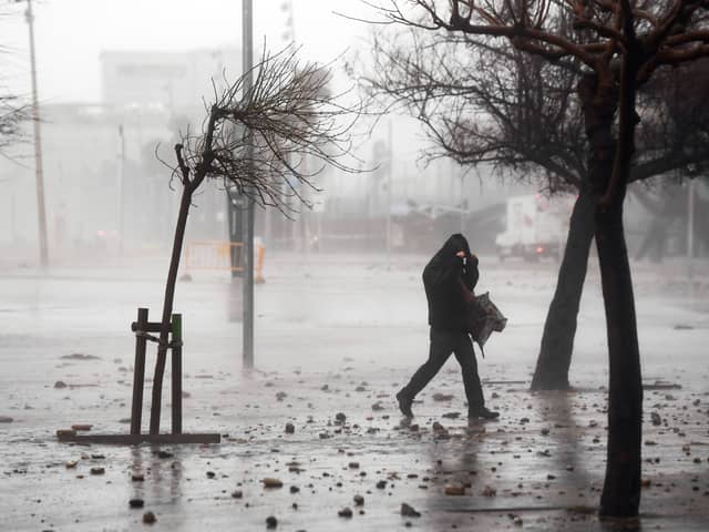 Tourist hotspots in Europe have been evacuated due to extreme storm warnings. (Photo: AFP via Getty Images)