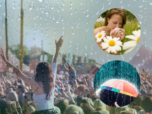 Are the heavens expected to open at any stage during Leeds Festival 2024 - and how is the pollen count looking for hay fever sufferers this year?
