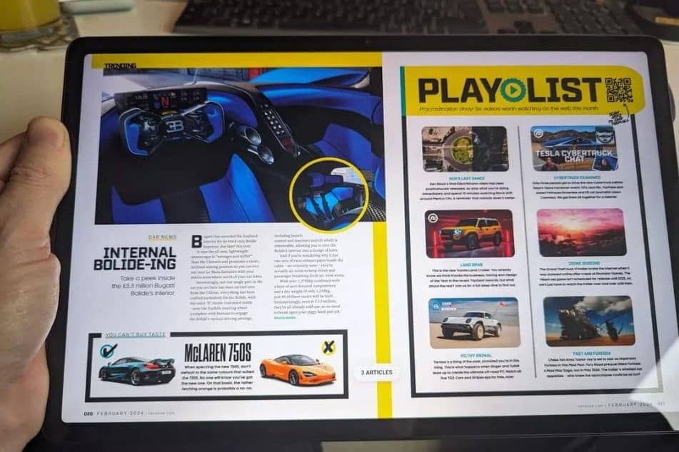 Digital magazines are very easy to read on a tablet or smartphone, and there’s a massive selection to choose from