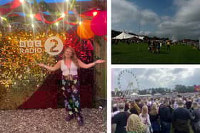 Reporter Aimee Seddon at day two of Radio 2 in the Park Preston.