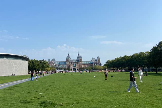 The Rijksmuseum, the Van Gogh Museum, the Stedelijk Museum and the Moco Museum are all within a kilometer of the hotel’s front door. (Photo: Isabella Boneham)