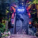 The Jurassic World gates