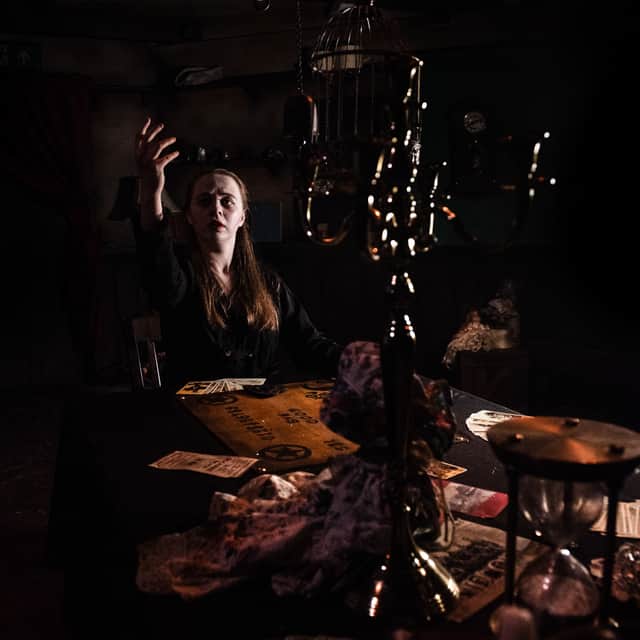 Molly Winston, an actor at Blackpool Tower Dungeons