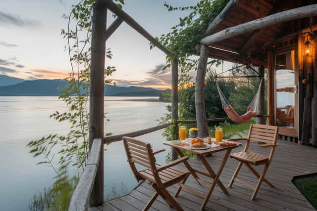 The best ways to experience JOMO is from a charming beach house, secluded lakeside lodge or rustic countryside farmhouse, according to Brits
