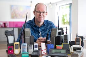 Ben Wood, founder of Mobile Phone Museum. Photo: Supplied