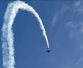 Daz Gilbert filmed this pilot performing some remarkable aerial acrobatics in a plane above Wincobank, Sheffield