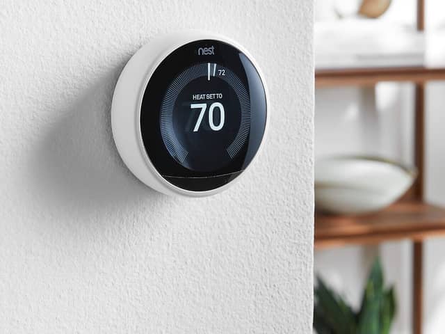 Google's Nest Thermostat learns your heating routine and then makes it more efficient