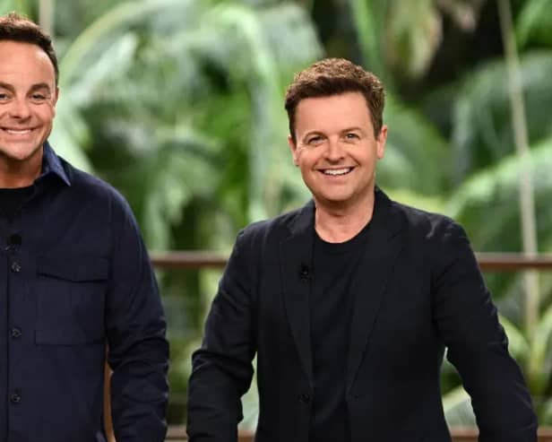 I'm a Celebrity . . . Get Me Out of Here presenters Ant and Dec. Photo by ITV.