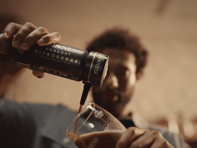 The Guinness Nitrosurge device helps you pour the perfect pint at home