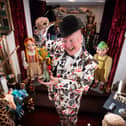 Magician and Punch and Judy entertainer Martin Scott Price at his Blackpool Puppet Museum